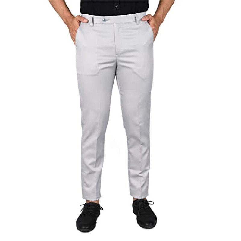 MANCREW Formal Pants for Men | Men's Slim fit Formal Pant Combo | Non Stretchable Trouser | Office wear Trousers