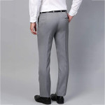 MANQ Men's Slim Fit Formal Trousers