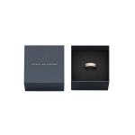 Unisex Rose Gold-Plated Engraved Ring