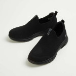 Women Textured Mesh Slip-On Casual Shoes