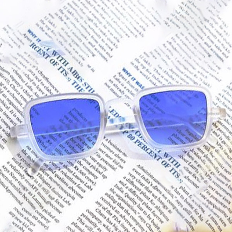 Adam Jones UV Protected Kabir Singh Blue Clear Lens Exclusive Sunglasses