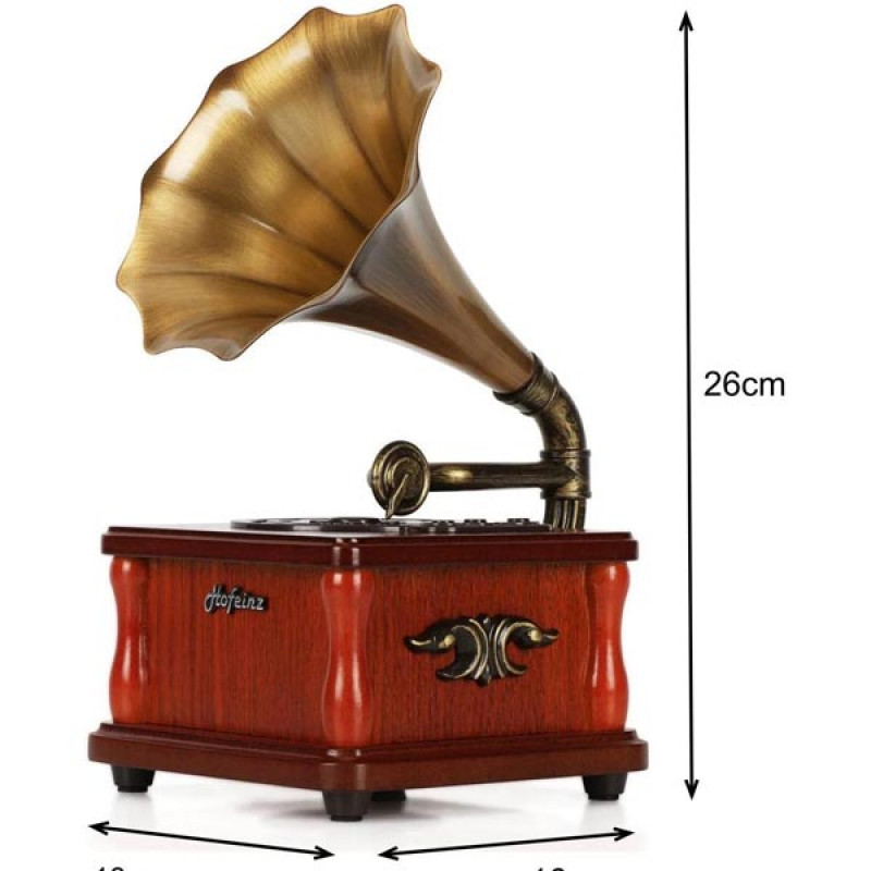 Eikosch Portable Bluetooth Speakers, Mini Phonograph