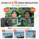 Digital Camera for 2.7K 40MP Autofocus Vlogging Camera