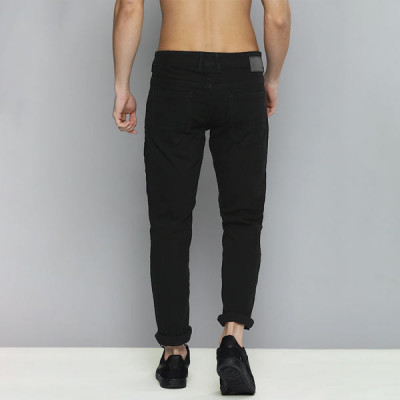 Men Black Slim Fit Stretchable Jeans