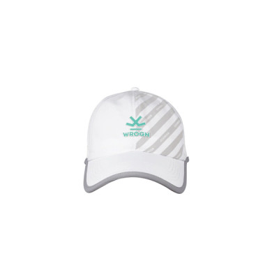 Unisex White Printed Baseball Cap