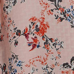 Serein Women's Shrug (Light peach floral print Shrug / Jacket with 3/4th sleeves)