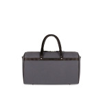 Grey & Black Solid Travel Duffle Bag