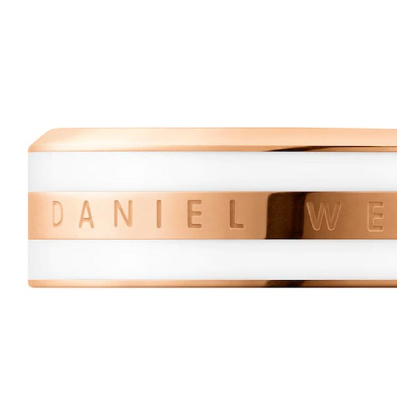Unisex Rose Gold-Plated Engraved Ring