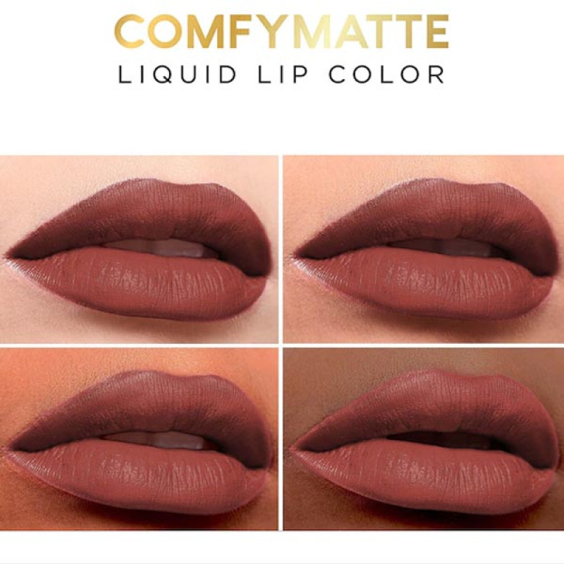 Comfy Matte 10HR Long Stay Liquid Lip Color with Almond Oil 3ml - For The Win 08
