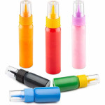Writer Bottles - 6 Easy Squeeze Applicator Bottles - 3 each (1 and 2 Ounce) - Cookie Cutters and Cake Decorating, Food Coloring and Royal Icing Suppli