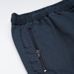 Men Navy Blue Solid Pure Cotton Cargo Shorts